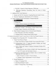 Page 4 from Full Mueller Report With Redactions