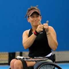 Daniela di Toro gives two thumbs up