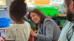 Hochul and children