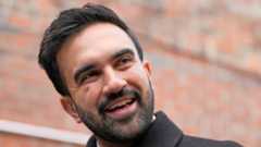 New York City mayor-elect Zohran Mamdani talks to reporters at a news conference in New York, Monday, Nov. 17, 2025. (AP Photo/Seth Wenig)