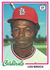 Lou Brock (THE TOPPS COMPANY)