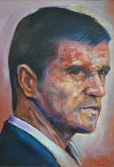 Roy Keane, as portrayed by Owen Lennox