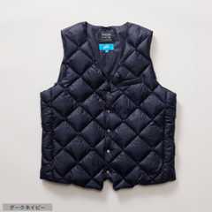 【別注】＜TAION＞インナーダウンベスト （ダークネイビー）｜詳細画像