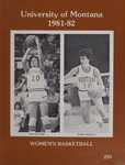 Lady Griz Basketball Program, 1981-1982 by University of Montana (Missoula, Mont. : 1965-1994). Athletics Department