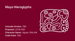 Maya Hieroglyphs Script