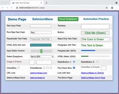 SeleniumBase Example SeleniumBase Example