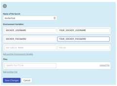 Enter secret - Deno tutorial