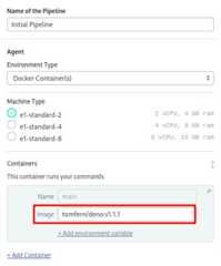 ci/cd pipeline - Deno tutorial