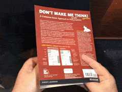 Animated image flipping through pages of the book