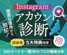 あなた専用✔ Instagramの診断書作成します 経歴7年のプロが徹底分析「結局何をすればいいの？」が明確に！