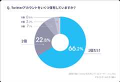 Twitterアカウントをいくつ保有していますか?