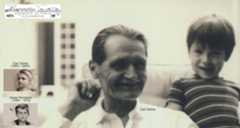 Carl Solms with Ben Solms, child