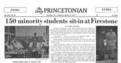 Princetonian Firestone sit in 1971