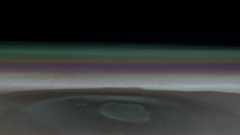 火星の地平線にそびえる「オリンポス山」　マーズ・オデッセイが撮影