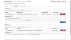 Screenshot of meta.sr.ht