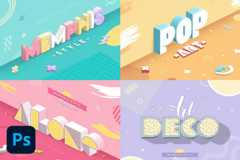 20+ Best Creative Text Effect Photoshop Actions in 2025