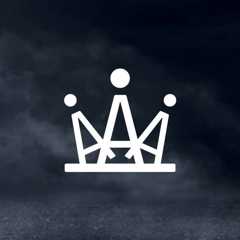 Authentic Collectables logo - threes A that make the shape of a white crown on black background