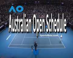 Australian Open Schedule 2026 – Complete Detail