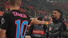 Dok se slavila pobjeda Zvezde ispred tribine gdje su bili navijači FCSB-a odvijala se prava drama