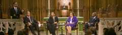 <h3>OUR NEW DAY BEGUN</h3><p>Some of the first African American students, faculty and staff to integrate Duke—the Rev. Clarence G. Newsome, Wilhelmina Reuben-Cooke, Caroline Lattimore, and Dr. Onyekwere Akwari—discuss how faith sustained them during difficult times.</p><div class="more_button"> <a href="http://www.youtube.com/watch?v=dxw7nx5VX4Y&list=PLYZhPUaJyXIZKJ3o0sy2Jp9LwcxxidafP" target="_blank"> </a> </div>
