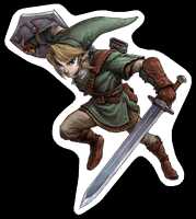 Brawl Sticker Link (Zelda Twilight Princess).png