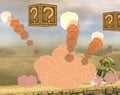 Using Bomb on Mushroomy Kingdom.