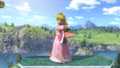 Peach's side taunt.