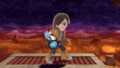 Mii Gunner's side taunt.