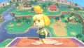 Isabelle's up taunt.