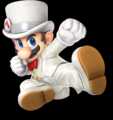 Mario in his Wedding costume, as it appears in Super Smash Bros. Ultimate.