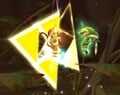 Using Triforce Slash against Diddy Kong.