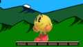 Pac-Man's down taunt.