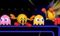 Pinky and Clyde in Pac-Man's down smash.