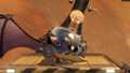 Meta Knight's down taunt.