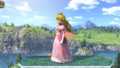 Peach's down taunt.