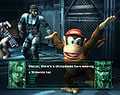 Snake's Smash Taunt on Shadow Moses Island in Brawl.