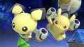 Using a Rocket Belt with Pikachu in Mario Galaxy.