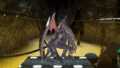 Ridley's up taunt.