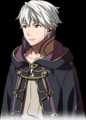 Portrait of default male Robin, as he appears in Fire Emblem Awakening.