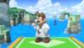 Dr. Mario's down taunt.