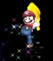 Mario using Cape in Brawl.