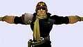 Captain Falcon with a chipped visor.