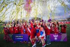 Награждение золотыми медалями WINLINE Суперлиги- 2025: ЖФК «Спартак»