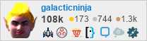 profile for galacticninja on Stack Exchange, a network of free, community-driven Q&A sites