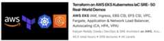Terraform on AWS EKS Kubernetes IaC SRE- 50 Real-World Demos Image