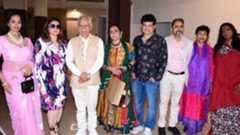 Ramesh Sippy, Kiran Juneja and others attend the opening of Mumbai Art Fair 2025 at Nehru Centre Art Gallery