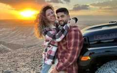 Danielle Waldman and her partner Noam Shai in an undated photo from her father, Eyal Waldman's Facebook page. (used in accordance with Clause 27a of the Copyright Law)