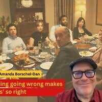 Jordan Hoffman and Amanda Borschel-Dan. (courtesy) / A still from 'Bad Shabbos' (Menemsha Films)