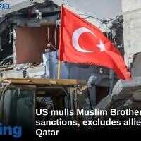 Turkish charities, in partnership with Khan Yunis municipal bulldozers, remove the rubble from Palestinian homes and streets in the northern area of ​​Khan Yunis, in the southern Gaza Strip, following the ceasefire agreement between Israel and Hamas on October 23, 2025 (Photo by Abed Rahim Khatib/FLASH90)