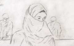 One of the images in 'Jamila's Loop,' an animated short that premiered November 2025 in Cinema South Sderot (Courtesy)